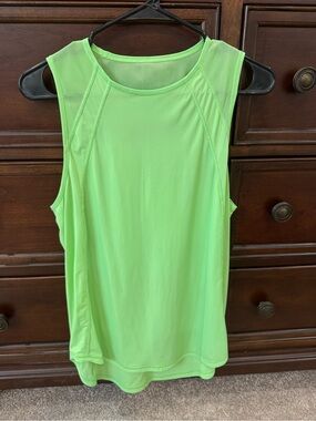 lululemon athletica Neon Green Performance Tank